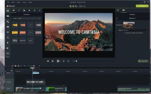 Phần mềm Camtasia Studio 9