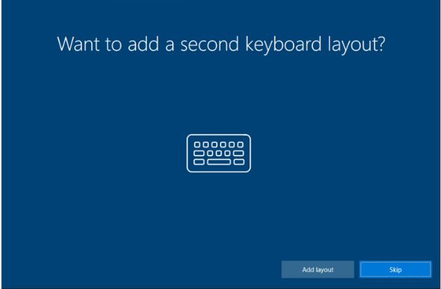 Bạn có thể lựa chọn thêm bàn phím nếu muốn