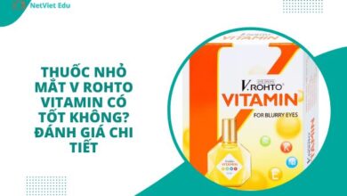 Thuốc nhỏ mắt V Rohto Vitamin có tốt không
