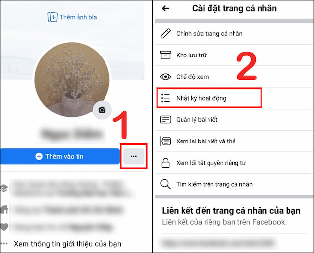 Bấm vào biểu tượng ba dấu chấm ở phía bên phải