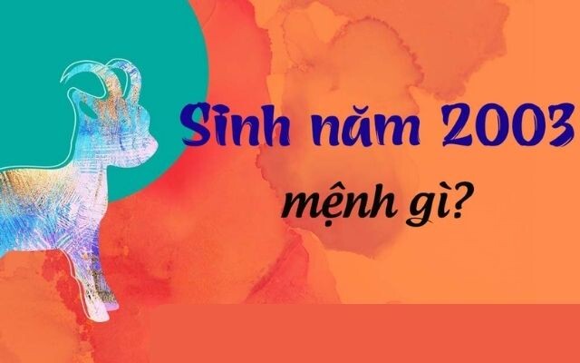 Sinh năm 2003 được xem là mang mệnh Mộc - Dương Liễu Mộc,