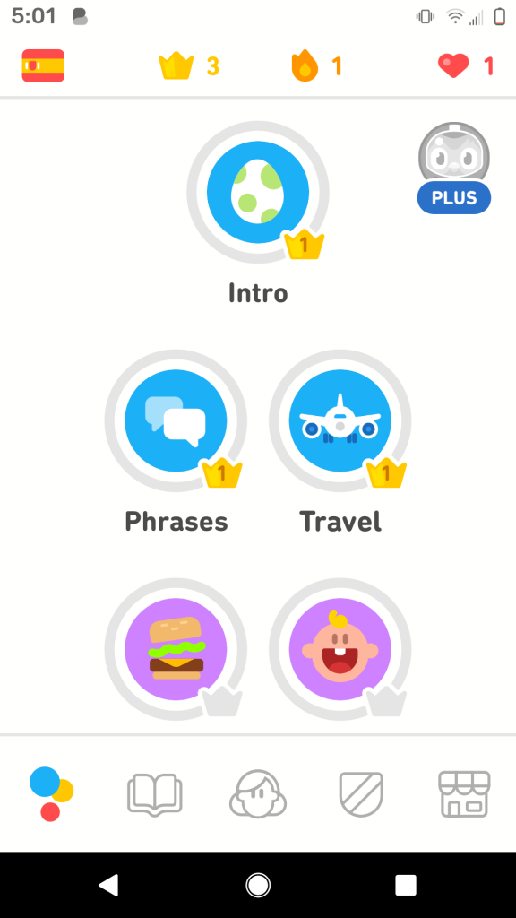 Bài học về Duolingo