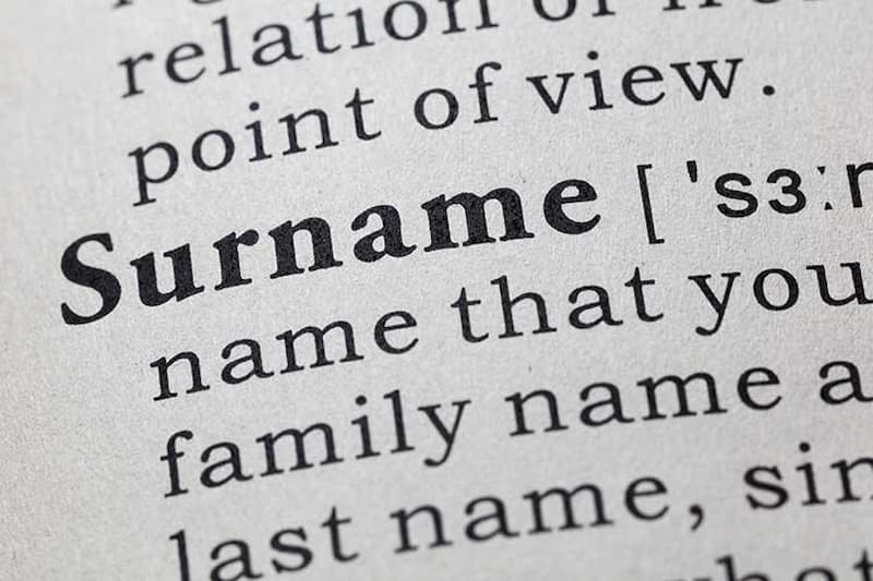 Surname là gì? Hướng dẫn sử dụng Surname một cách chính xác