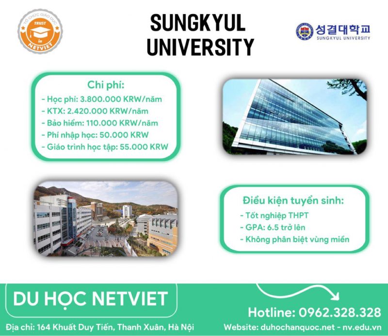 Đại học Sungkyul University Hàn Quốc