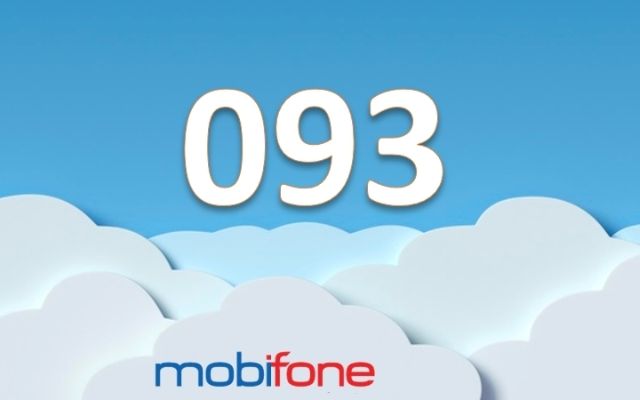 Đầu số "093" thuộc về nhà mạng di động của Mobifone